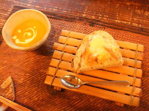 にんじんのポタージュ☆手作りパン